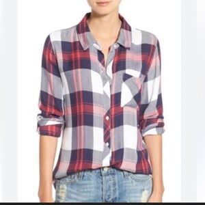 RAILS Women's Hunter Plaid Button-Up Shirt